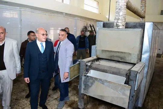 بطاقة إنتاجية ٢٥ ألف رغيف النعماني يعلن عن إعادة تشغيل مخبز جامعة سوهاج المطور