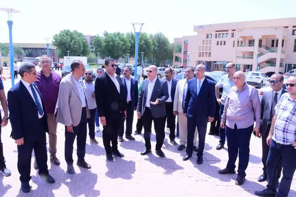 النعماني في جولة ميدانية لمتابعة جاهزية المقر الجديد لجامعة سوهاج قبل انطلاق العام الدراسي