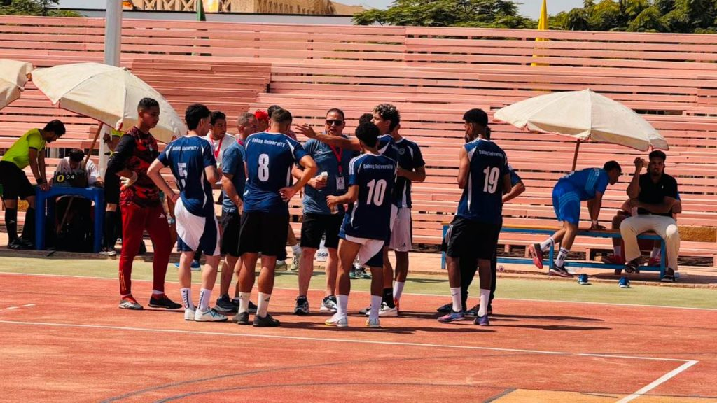 جامعة سوهاج تبدأ منافساتها الرياضية في اليوم الأول لأسبوع شباب الجامعات بالمنيا